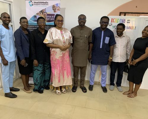 Mr. Philip Ode Visits HealthMedic Support Initiative
